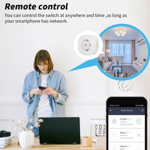 SDK NFC Wifi Smart Socket 16A Smart Plug Socket