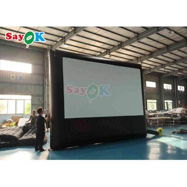 Portable Giant Entertainment Inflatable Movie Screen 16ft Open Air Cinema Screen