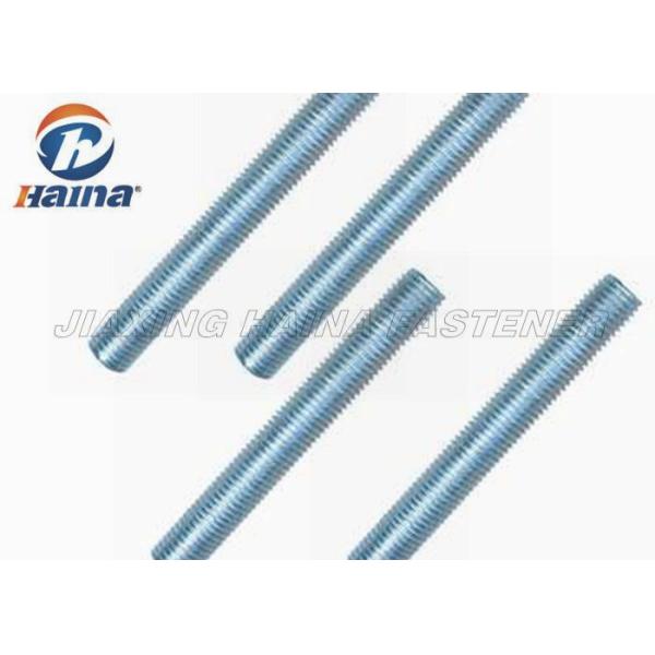 Zinc Plated Carbon Steel Threaded Rod For Mechanical Machine Free Samples