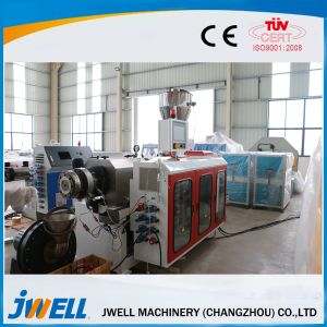 PE WPC Plastic Extrusion Machine Simple Operation Heating Head Cut