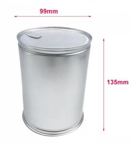 China CMYK Printing Infant Milk Powder Can With Easy Open Lid Round Pumpkin Container on sale