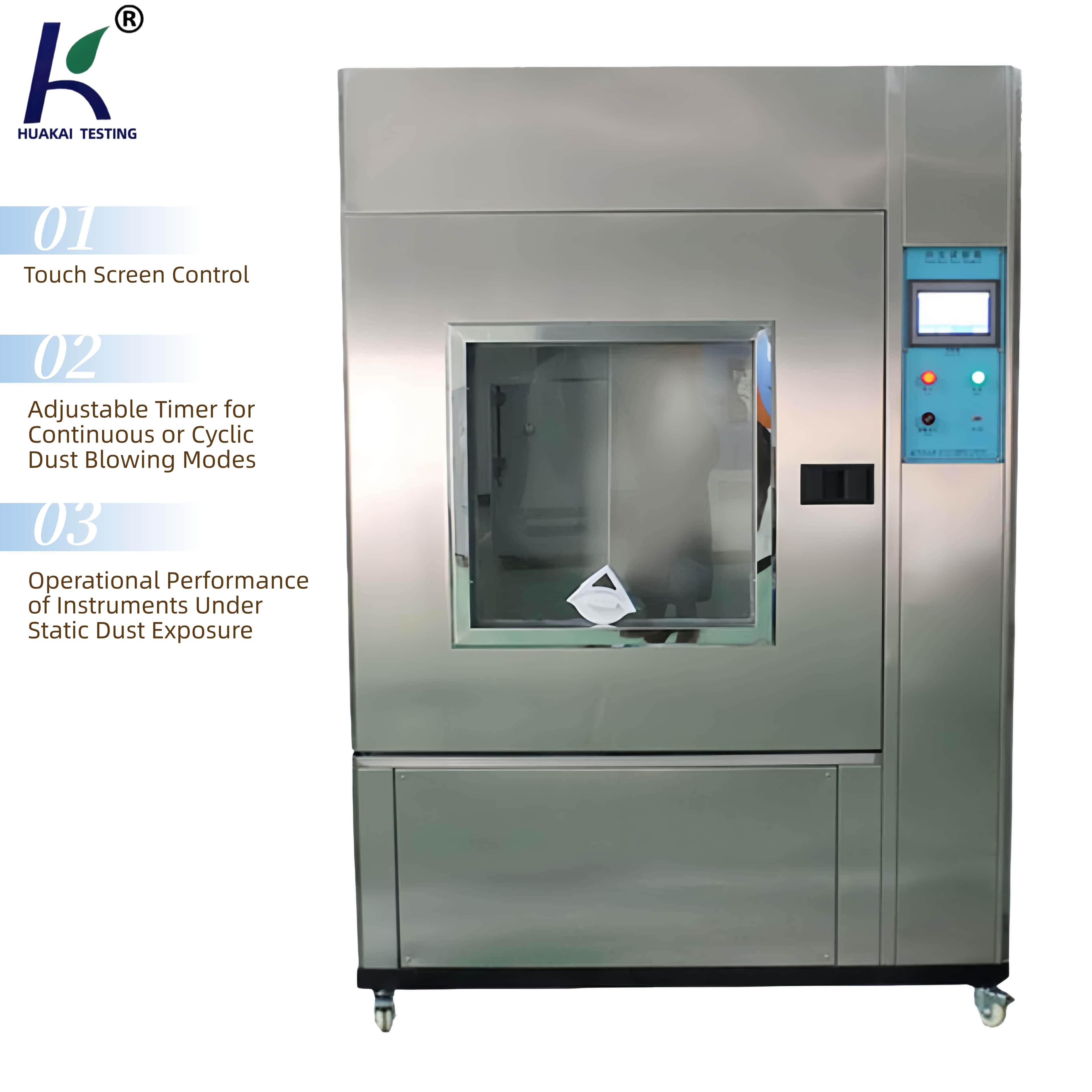 Laboratory Sand and Dust Test Chamber Programmable Sand and Dust Resistance Environmental Testing Equipment