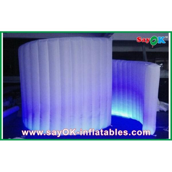 Oxford Cloth Led Inflatable Photo Booth Kiosk Tent , Inflatable Photobooth