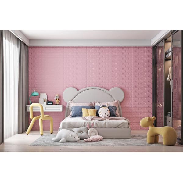 70cm * 77cm Self Adhesive Brick Wallpaper Waterproof Moistureproof 3D Wall Panels Decor Peel And Stick