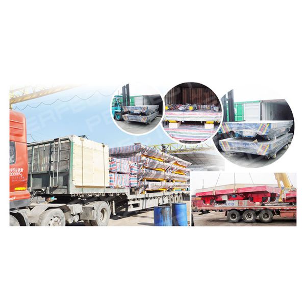 High Capacity Trackless Transfer Cart for Heavy Duty Material Handling