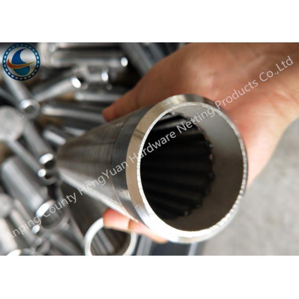 Welded Stainless Steel Johnson Wire Screen , Durable Water Well Screen Pipe