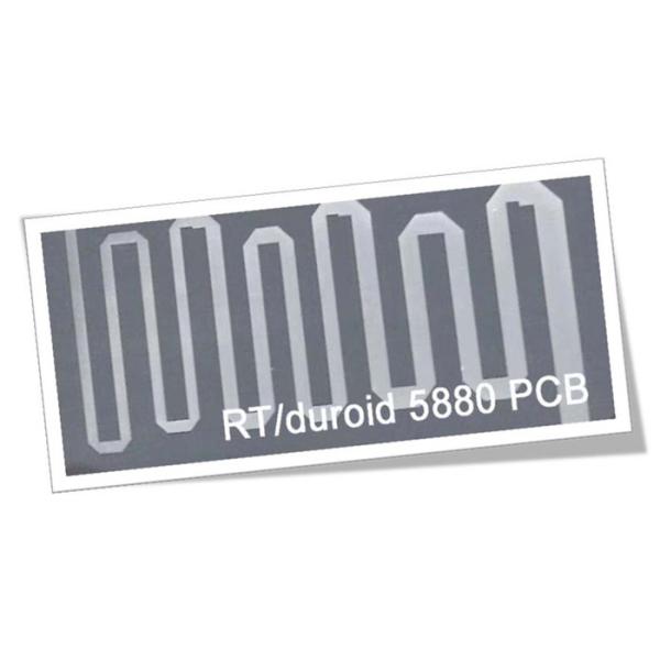 Double-Sided Bare Copper RF PCB Board Built On 62mil RT/Duroid 5880 Substrate