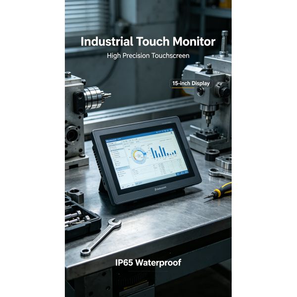 Custom LOGO 8~24 Inch Industrial LCD Display IP65 Waterproof Panel Mount Resistive/PCAP Touch Screen Panel PC Industrial Monitor