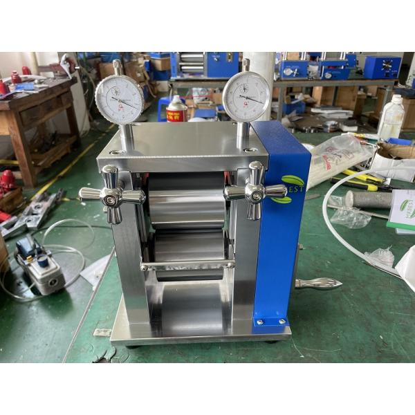100mm Width Manual Battery Calendering Machine Rolling Press Machine
