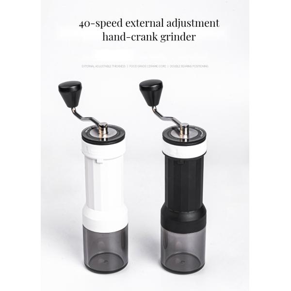 Compact Manual Coffee Grinder Stainless Steel Ceramic Burr Grinding Machine for Portable