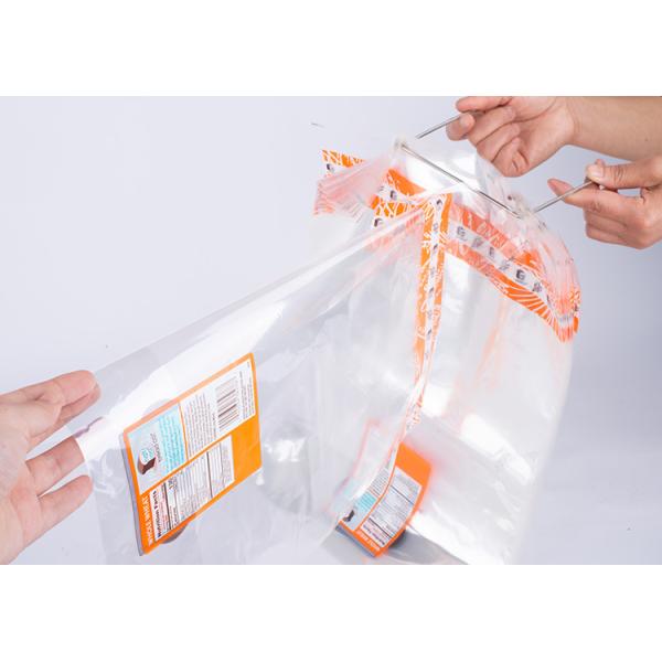 Food Preservation Plastic Bread Bag With Side Gusset And High Temperature Bakery Storage
