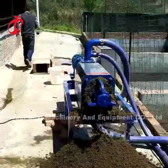 220V Chicken Manure Processing System , Poultry Manure Dewatering Machine Star