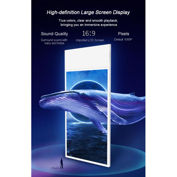32 Inch Digital Signage Touch Screen Autumn Window Display Billboards for Retail Stores Elevators