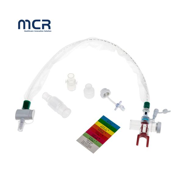 Ethylene Oxide Sterilization 16Fr Closed Suction Catheter T Piece 72 Hours