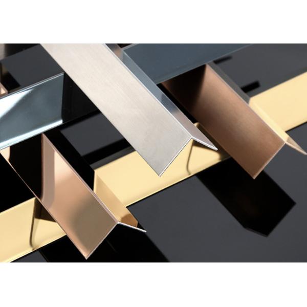 Commercial Stainless Steel Wall Corner Guards 2x2 8K Mirror Effect
