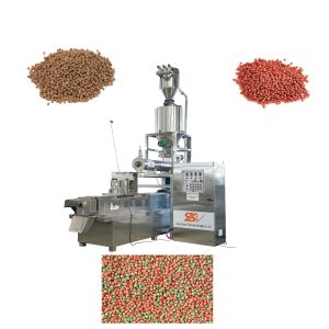 Wholesale SUS 304 Floating Fish Feed Twin Screw Extruder And Good Material from china suppliers