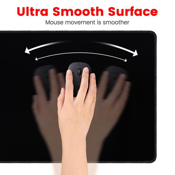 OEM Custom Logo Design Gaming Mouse Pad Mat XXL XL Large Black Rubber Square Rectangular