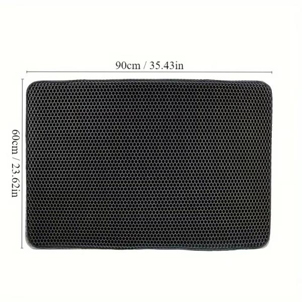 Washable Pet Accessories Double Layer Cat Litter Trapping Mat Waterproof