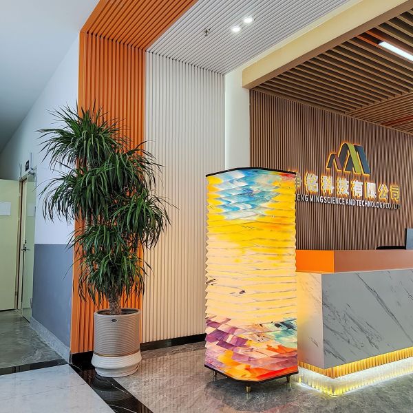 Battery Powered Tall Paper Origami Floor Lamp Folding Customized Pattern