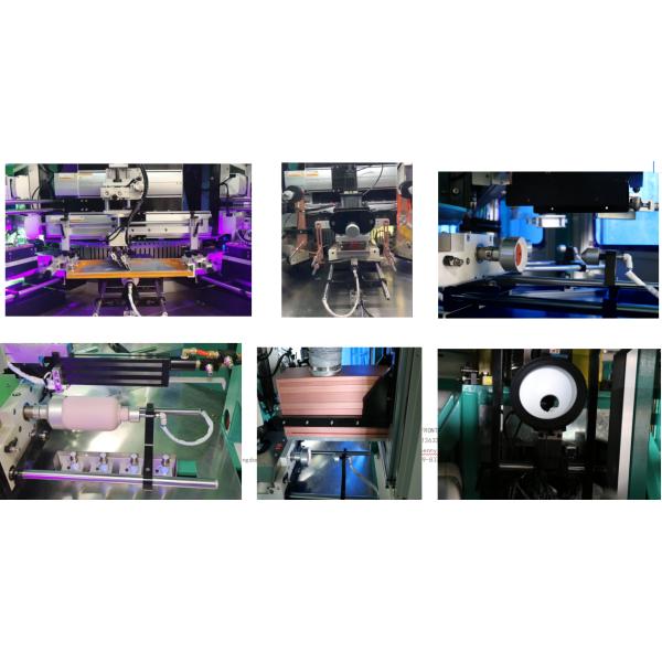 8 Work Station 2 Color Bottle Screen Printer Hot Stamping Up To 55pcs/Min 360-Degree
