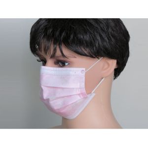 Elastic Earloop 3 Ply Disposable Face Mask 18 20 25Gsm