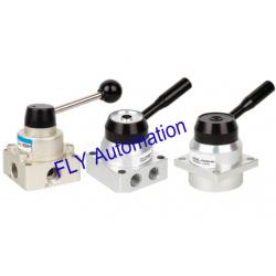 China 4/2way and 4/3 way Hand Rotary Pneumatic Manual Valve HV200,HV300,HV400,K34R6-08,08D for sale