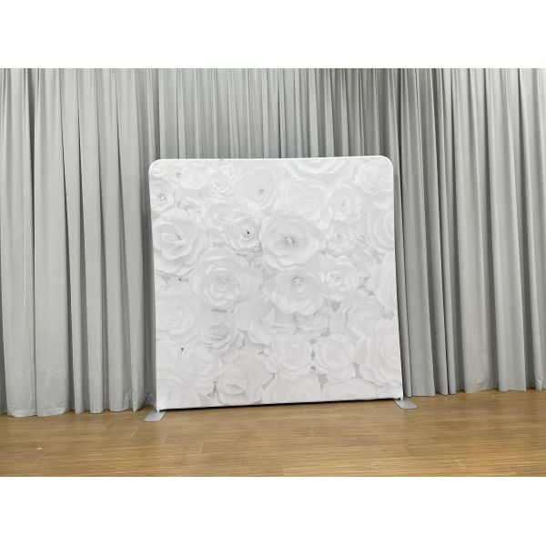 Pillowcase Backdrop Two Graphic Covers Only Trade Show Display Use