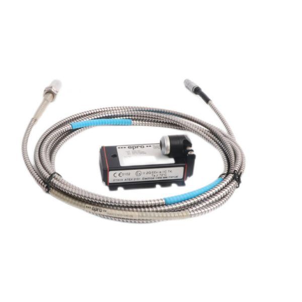 EPRO PR6423/010-100 8mm Eddy Current Sensor with M10x1 Thread and 4-Meter Armored Cable for Industrial Monitoring