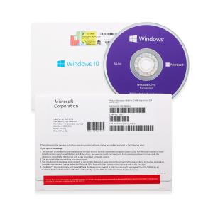 China Microsoft Windows 10 Pro Software OEM Package 64 Bit DVD Genuine FPP License Activation on sale