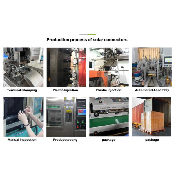 One In Two Solar PV Connectors Male Female Parallel Branch Connectors