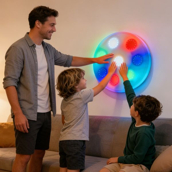Interactive Electronic Whack-A-Mole Game With Music Lights Educational Sensory Puzzle Toy For Kids