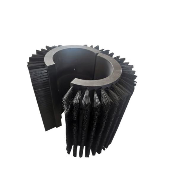 Long Bristle Cylindrical Wheel Brush Roller