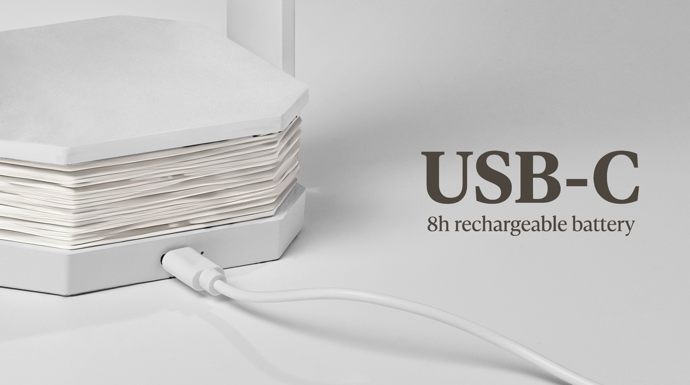 Transformable Handheld Paper Lamp Wood ABS Construction 1200mAh Foldable LED Light Multi-Shape Adjustment Travel Home