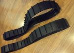 60 X 12.7 X 66 Custom Rubber Tracks For Robot Platform Lawn Mover Small