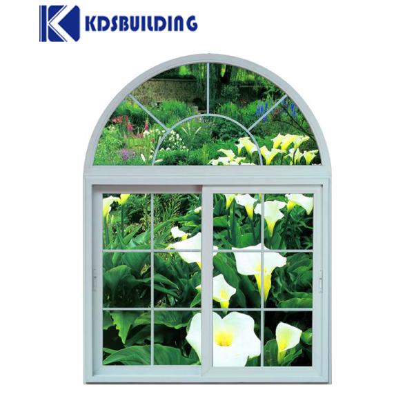 KDSBuilding Double Glaze Temper Glass Windows Design Arch Aluminum Sliding Window