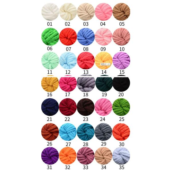 1/0.14NM 100% Polyester Soft Fluffy Round Velvet Merino Wool Yarn For Hand DIY Weaving