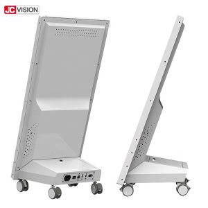 32" 1920x1080 350nits Mobile Lcd Digital Signage With Wheels