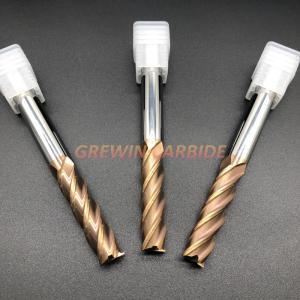 Wholesale HRC55 Solid Carbide Square End Mill Tisin Coating Cutting Tools carbide end mill bit from china suppliers