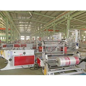 Servo Motor Driven Plastic Film Folding Machine 150m/min