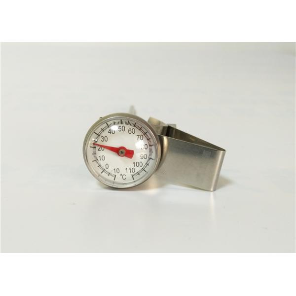 Instant Read Bimetallic Food Thermometer , Pocket Food Thermometer With Plastic Sheath