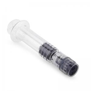 Wholesale Clear Color Glass Luer Lock Syringe 1ml For Thick Oil Rohs Certification from china suppliers