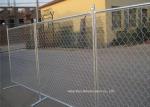 Outdoor Temporary Construction Fence Chain Link Fencing For Construction