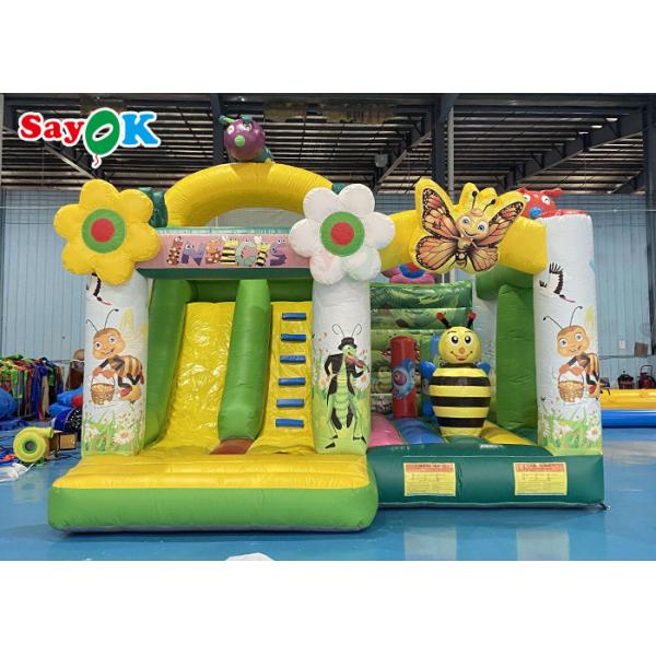 Tarpaulin Inflatable Bounce House Children Bouncer Castle Cartoon Ladybug