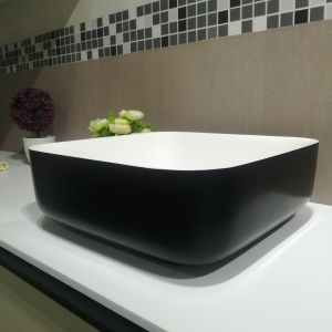 Buy cheap Square Shape Bathroom Countertop Basin Faucet Mount No Hole CUPC from wholesalers