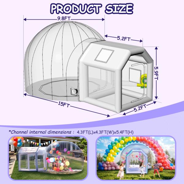Unique Bubble House Inflatable Party Bubble Balloon House Tent For Kids