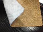 Bonded Pu Synthetic Leather Dupont Paper Coated 0.65mm Rubbed For Bags
