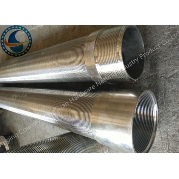 Continuous Slot Opening Johnson Wire Screen With Threaded Coupling Ends