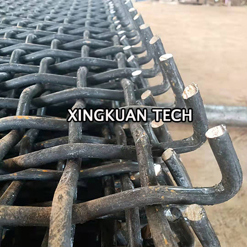 Vibrating Mine Screen Mesh , Quarry Screen Mesh In Hook Edge