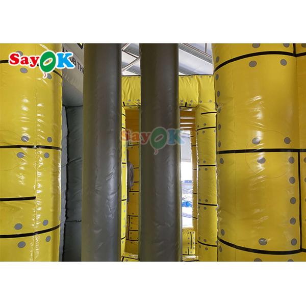 OEM Bank Vault Interactive Inflatable Game Inflatable IPS Shooting Game