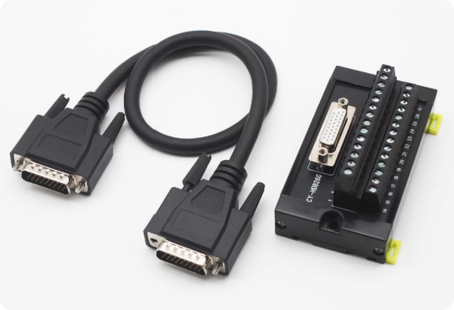 Delta B3 Inovance Servo Motor Connector with HDB26 Terminal Board and 3-row 26-pin Wiring for Industrial Automation